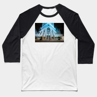 Bicycle in front of Sagrada familia Baseball T-Shirt